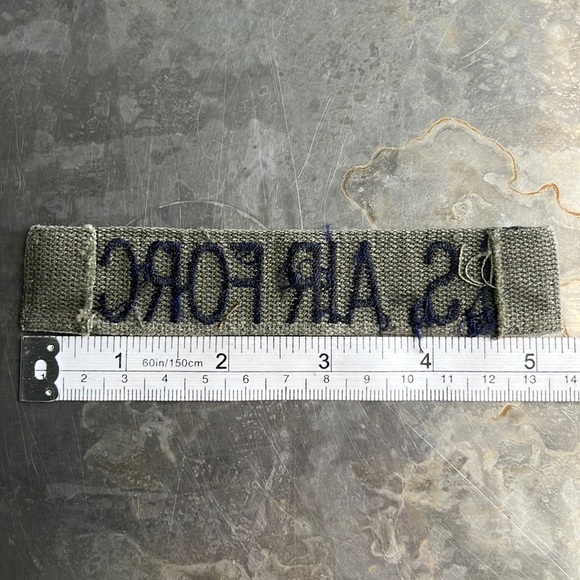 U.S. AIR FORCE embroidered tape patch - vintage - Picture 10 of 10
